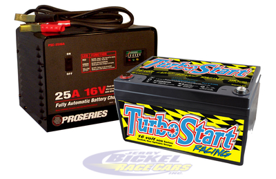 16 Volt Turbostart AGM Light Weight Battery/Charger Combo