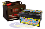 16 Volt Turbostart AGM Light Weight Battery/Charger Combo