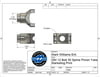 GM 12 bolt 30 spline 1350 Series Ultralight 7075 Aluminum Pinion Yoke