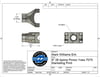 Ford 9" 28 spline 1350 Series Ultralight 7075 Aluminum Pinion Yoke