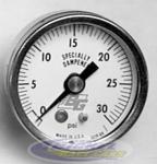 Barry Grant 30 psi Fuel Pressure Gauge (Bottom Mount)
