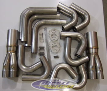 Tek Headers Stainless Steel Under Car Header Kit (.049" Wall Tubing)