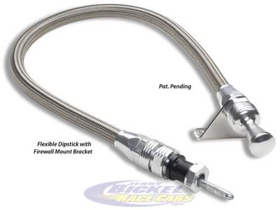 Anchor-Tight Locking Trans Dipstick TH-350/400 Firewall Mount (Brite)