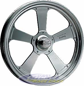 American Trakstar 15 X 3.5 Front Wheel Black Chrome (Anglia) AR48053ABC