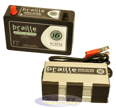Braille Super 16 Volt Lithium Battery Combo B168LC-SD