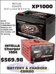 XS Power 16 Volt Battery XP1000 &1004 INTELLI Charge COMBO