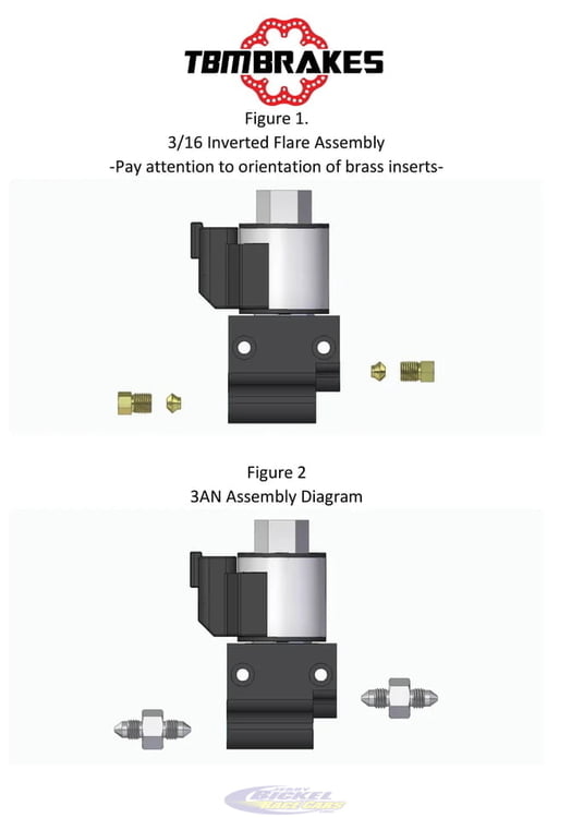 TBM Brakes Low Amp Line Lock w/ Pressure Sensor Port