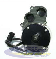 Meziere Aluminum Water Pump In-Line WP337 Dual Outlet