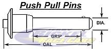 Push Pull Pins JBRC-037F