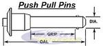 Push Pull Pins JBRC-039F