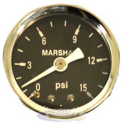 15 psi Fuel Pressure Gauge (dry)