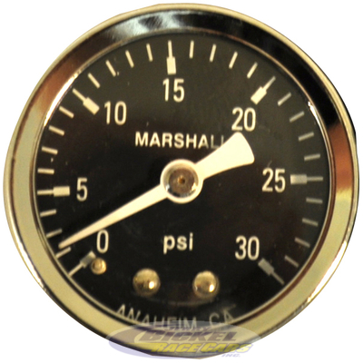 30 psi Fuel Pressure Gauge (dry)