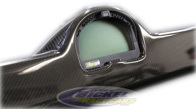 RacePak IQ3 Digital Dash & Carbon Fiber Mounting Panel Combo