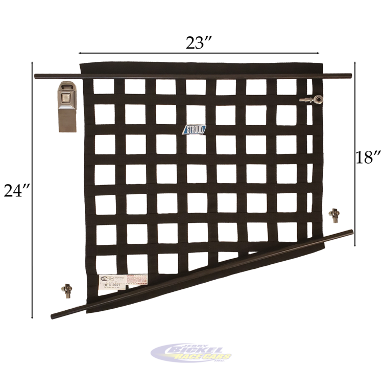 Custom Sportsman Window Net and Mounting Kit Combo