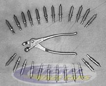 1/8" Clecos (25) & Pliers