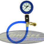 2.5" GLOW-IN-THE-DARK AIR PRESSURE GAUGE (60PSI)