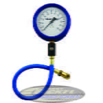 4" GLOW-IN-THE-DARK AIR PRESSURE GAUGE (60PSI)