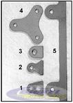 #4 Plate 3/16" Hole Window Mounting Tab